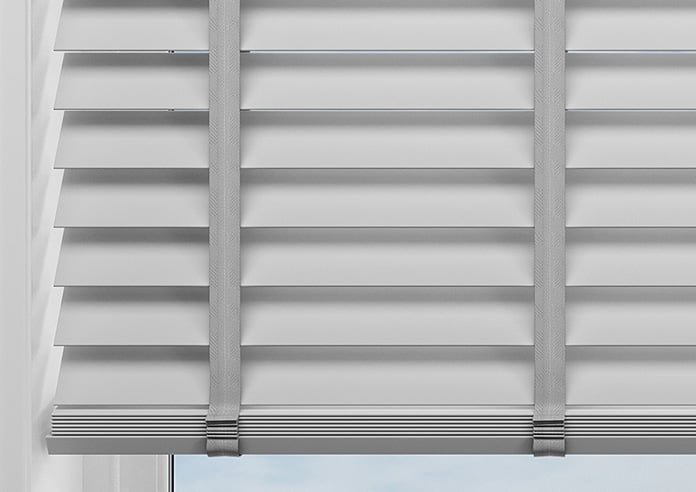 Ecowood Deluxe, Whisper Grey Satin - Motorised Venetian Blind - Image 9